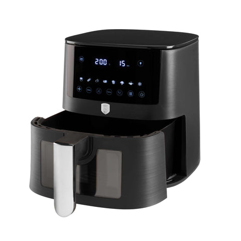  BH/9711, Freidora de aire de 5 l con ventana visible, antracita mate, freidora de aire, eléctrica, freidora de aire digital, freidora de aire, freidora de aire sin aceite, freidora de aire con ventana, electrodomésticos de cocina