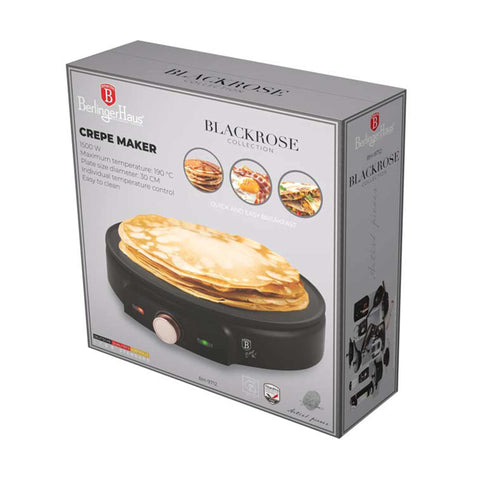  BH/9712, Crepera eléctrica, Negro, Oro rosa, Crepera/panquequera, Eléctrica, Panquequera eléctrica, Crepera