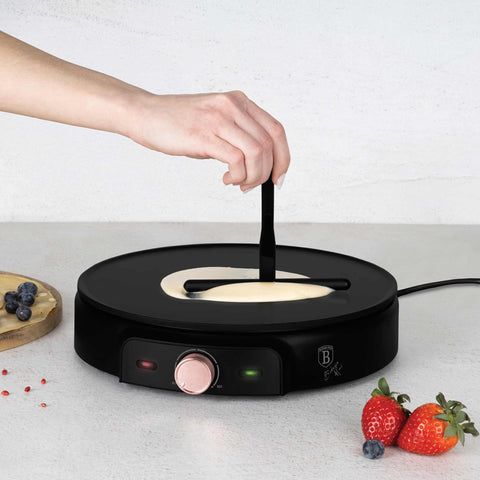  BH/9712, Crepera eléctrica, Negro, Oro rosa, Crepera/panquequera, Eléctrica, Panquequera eléctrica, Crepera