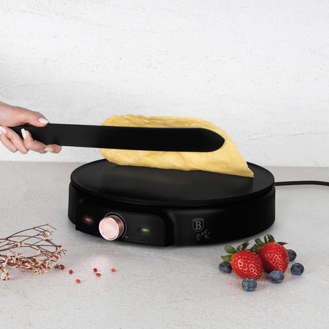  BH/9712, Crepera eléctrica, Negro, Oro rosa, Crepera/panquequera, Eléctrica, Panquequera eléctrica, Crepera