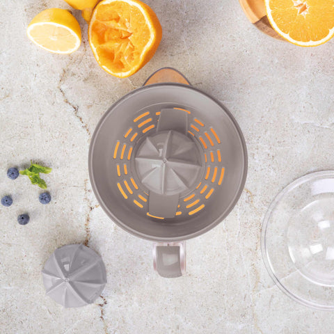  BH/9719, Exprimidor eléctrico de cítricos, color topo mate, exprimidor de cítricos, eléctrico, exprimidor de zumo de naranja, exprimidor de limón, electrodomésticos de cocina, exprimidor