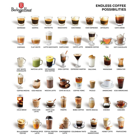  BH/9732,LP,BH,236,Cafetera digital 3 en 1,Negro,Oro rosa,Cafetera eléctrica,Cafetera con espumador de leche,Electrodomésticos,Cafetera