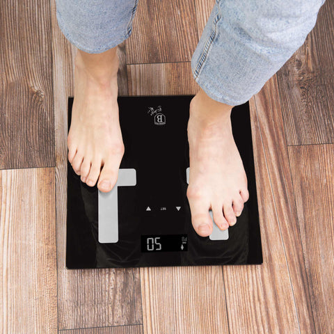 Báscula Digital De Baño Bodyfat De Cristal Capacidad 180Kg, Imagen lifestyle