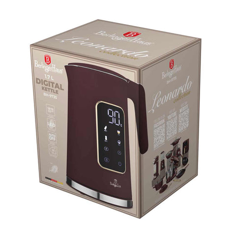  BH/9735, Hervidor eléctrico digital, Matt Bordeaux, Hervidor eléctrico e., Eléctrico, Hervidor eléctrico digital A, Electrodomésticos de cocina, Hervidor