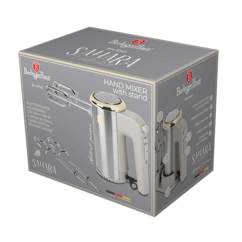  BH/9740, Batidora de mano con soporte, Crema, Eléctrica, Batidora de mano, Electrodomésticos de cocina