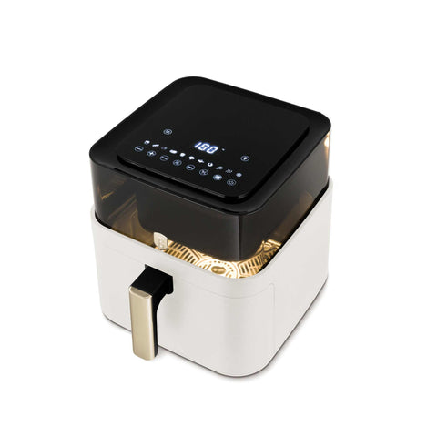  BH/9749, Freidora de aire de 7,2 L con ventana visible, color crema mate, freidora de aire eléctrica, freidora de aire digital, freidora de aire sin aceite, freidora de aire con ventana, electrodomésticos de cocina