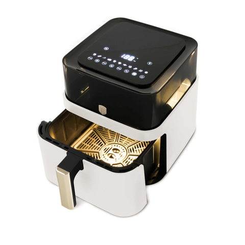  BH/9749, Freidora de aire de 7,2 L con ventana visible, color crema mate, freidora de aire eléctrica, freidora de aire digital, freidora de aire sin aceite, freidora de aire con ventana, electrodomésticos de cocina