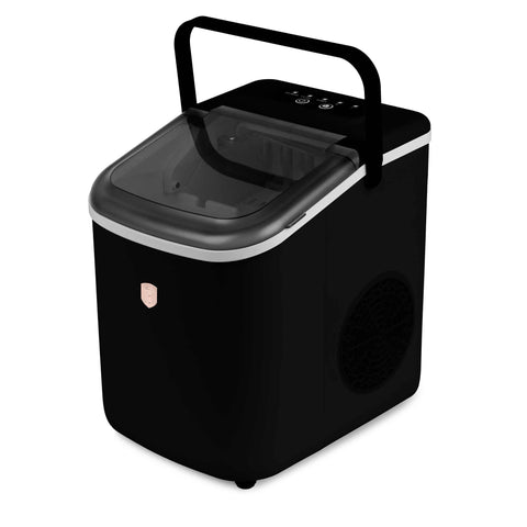  BH/9789, Máquina de cubitos de hielo, Negro, Oro rosa, Máquina de hielo, Eléctrica