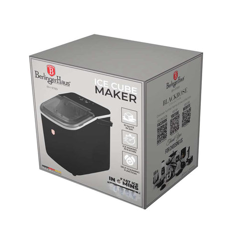  BH/9789, Máquina de cubitos de hielo, Negro, Oro rosa, Máquina de hielo, Eléctrica