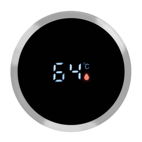  BH/9805, Botella con pantalla LED de temperatura 0,5L, Antracita Mate, Botella, Botella deportiva, Botella de agua, Termo, Pantalla LED, Almacenamiento de alimentos, Botella