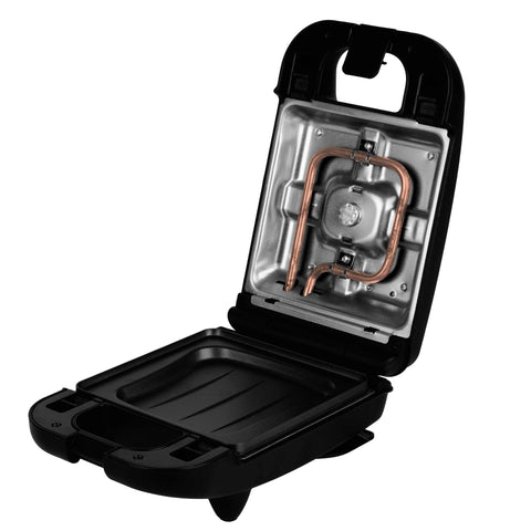 BH/9832, sandwichera 3 en 1 con placas desmontables, negra, oro rosa, sandwichera 3 en 1, eléctrica, sandwichera eléctrica, prensa para paninis, panini maker, parrilla, waflera, multifuncional, electrodomésticos de cocina, sandwichera