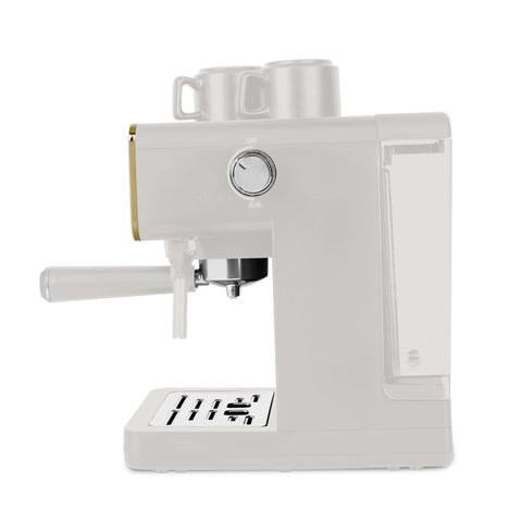 Product image of Digital espresso coffee maker 3in1. Part of the Sahara Collection . Features: • Material: stainless steel • Power: 950 W • Voltage: 220-240V 50/60 Hz • 1L water tank • 1 and 2 cup filter • 2 in 1 plastic spoon with tamper • S.... (Studio view). Official Berlinger Haus product, boosted by Promintra sl.