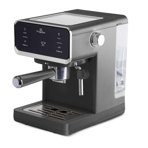 BH/9852, Cafetera espresso digital 3 en 1, Antracita Mate, Cafetera espresso, Eléctrica, Cafetera eléctrica, Cafetera espresso con espumador de leche, Electrodomésticos, Cafetera