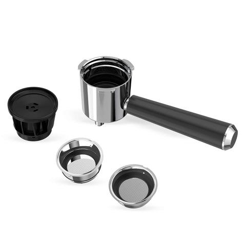 BH/9852, Cafetera espresso digital 3 en 1, Antracita Mate, Cafetera espresso, Eléctrica, Cafetera eléctrica, Cafetera espresso con espumador de leche, Electrodomésticos, Cafetera