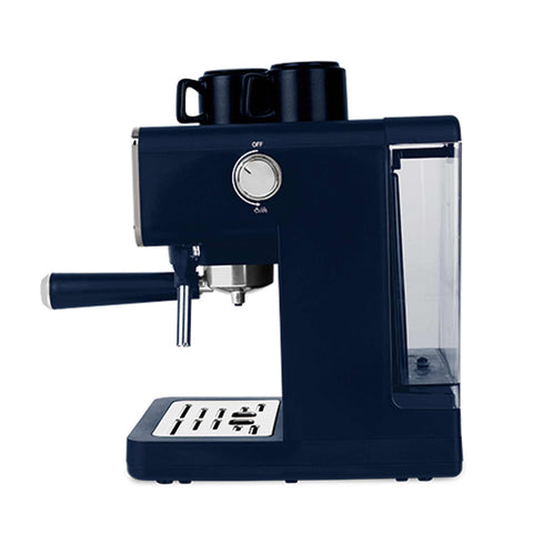 BH/9853, Cafetera espresso digital 3 en 1, Azul Mate, Cafetera espresso, Eléctrica, Cafetera eléctrica, Cafetera espresso con espumador de leche, Electrodomésticos, Cafetera