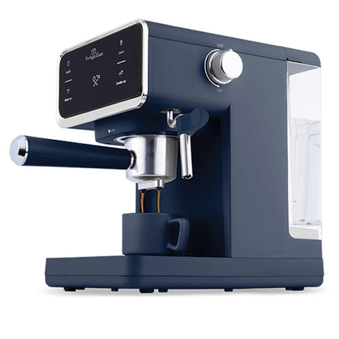 BH/9853, Cafetera espresso digital 3 en 1, Azul Mate, Cafetera espresso, Eléctrica, Cafetera eléctrica, Cafetera espresso con espumador de leche, Electrodomésticos, Cafetera
