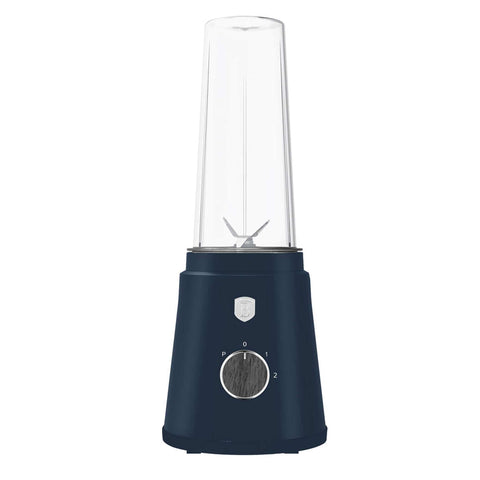 Product image of Smoothie maker. Part of the Deep Sea Collection . Features: • Material: stainless steel, plastic • Power: 320 W • 220-240 V 50/60 Hz • 2 pcs takeaway jar with lid: 300 ml and 600 ml • Length of power cord: 8.... (Studio view). Official Berlinger Haus product, boosted by Promintra sl.