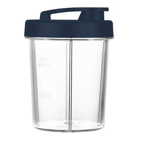 Product image of Smoothie maker. Part of the Deep Sea Collection . Features: • Material: stainless steel, plastic • Power: 320 W • 220-240 V 50/60 Hz • 2 pcs takeaway jar with lid: 300 ml and 600 ml • Length of power cord: 8.... (Studio view). Official Berlinger Haus product, boosted by Promintra sl.