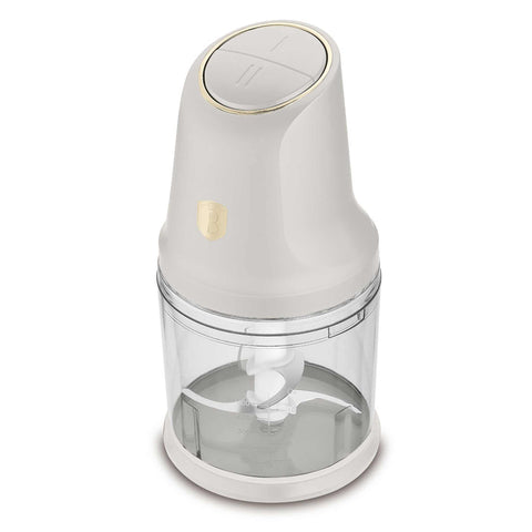 BH/9887, Picadora 2 en 1, Crema, mini picadora, eléctrica, picadora, picadora de alimentos, picadora de verduras, picadora de ajo, Utensilios de cocina, Rebanadora y picadora