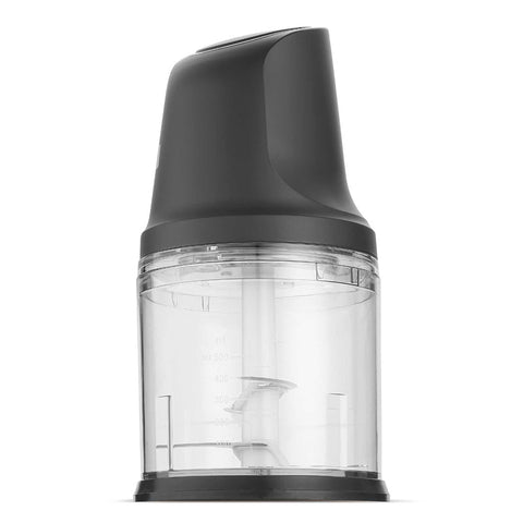  BH/9893, Picadora 2 en 1, Antracita Mate, Minipicadora, Eléctrica, Picadora, Picadora de Alimentos, Picadora de Verduras, Picadora de Ajo, Utensilios de Cocina, Rebanadora y Picadora