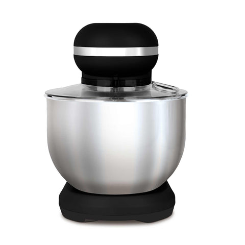 Product image of Kitchen machine. Part of the Black Rose Collection . Features: • Material: stainless steel, plastic • 1500 W, 220-240V, 50/60 Hz • Include: • 18/10 stainless steel bowl 6L • Non-stick dough hook • Non-stick bea.... (Studio view). Official Berlinger Haus product, boosted by Promintra sl.