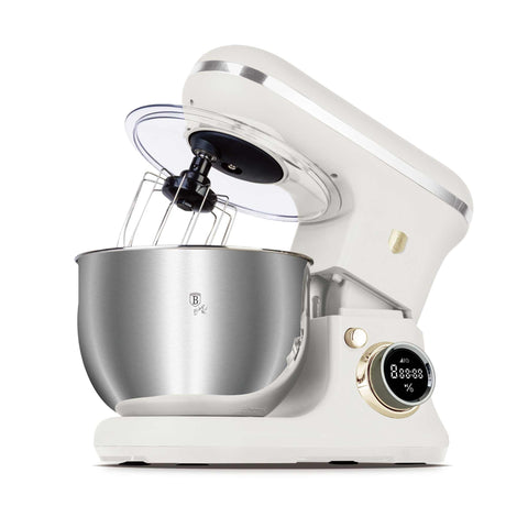 Product image of Kitchen machine. Part of the Sahara Collection . Features: • Material: stainless steel, plastic • 1500 W, 220-240V, 50/60 Hz • Include: • 18/10 stainless steel bowl 6L • Non-stick dough hook • Non-stick bea.... (Studio view). Official Berlinger Haus product, boosted by Promintra sl.