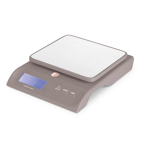  BH/9916, Báscula de cocina digital capacidad 6 kg, color topo mate, báscula de cocina c., eléctrica/batería, báscula de cocina digital, báscula