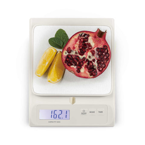  BH/9917, Báscula de cocina digital capacidad 6 kg, Crema mate, báscula de cocina c., eléctrica/batería, báscula de cocina digital, báscula