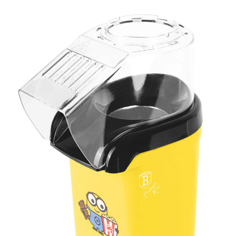 Product image of Popcorn maker. Part of the Minions Collection . Features: • Material: stainless steel, plastic • 220-240 V, 50/60Hz, 1200 W • Accessory: • Spoon • Size: 18,6*12,9*26,5 cm • Length of power cord: 1 m • Colo.... (Studio view). Official Berlinger Haus product, boosted by Promintra sl.