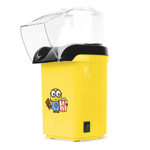 Product image of Popcorn maker. Part of the Minions Collection . Features: • Material: stainless steel, plastic • 220-240 V, 50/60Hz, 1200 W • Accessory: • Spoon • Size: 18,6*12,9*26,5 cm • Length of power cord: 1 m • Colo.... (Studio view). Official Berlinger Haus product, boosted by Promintra sl.