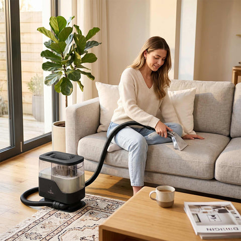 Product image of Spot cleaner. Part of the Black Rose Collection . Features: • 220-240V, 50/60Hz, 500 W • Vacuum >11Kpa super powerful suction • Clean water tank: 1,05 L • Dirty water tank: 0,84 L • Accessories: • Cleaning b.... (Studio view). Official Berlinger Haus product, boosted by Promintra sl.