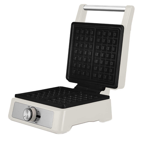 Product image of Waffle maker Belgian size. Part of the Sahara Collection . Features: • Power: 1600W • Voltage: 220-240V, 50/60Hz • Plate size: 20*17 cm • NON-STICK coating on plate • Size: 26,1*22*11,2 cm • Length of power cord: 80 .... (Studio view). Official Berlinger Haus product, boosted by Promintra sl.