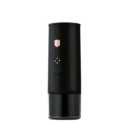 Product image of Rechargeable portable espresso coffee maker 2in1. Part of the Black Rose Collection . Features: • Material: stainless steel, plastic • Power: 120 W • Rechargeable battery: 3 x 2600 mAh • Charging time: 3-4 hours • 100 ml water tank • Accessori.... (Studio view). Official Berlinger Haus product, boosted by Promintra sl.