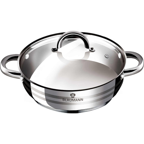 BL-1004A,BL-1004,Olla baja con tapa 26cm,Acero inoxidable,Olla baja 26 cm,Olla baja,Olla baja con tapa,Olla,Utensilios de cocina,Cocina,Ollas y cazuelas