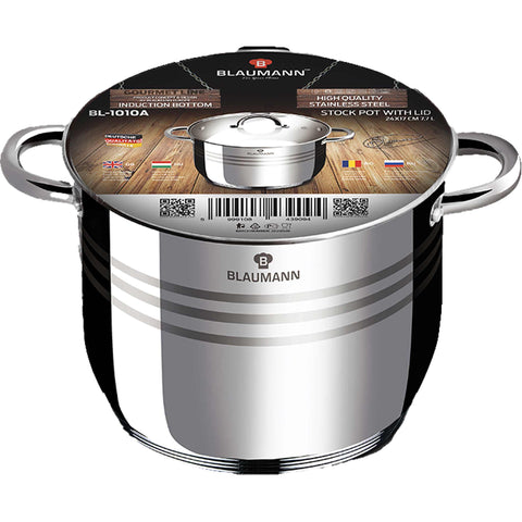  BL-1010A, BL-1010, BL-3824, BL-3869, Olla con tapa de 24 cm, Acero inoxidable, Olla de 24 cm, Olla con tapa, Olla, Utensilios de cocina, Cocina, Ollas y cazuelas