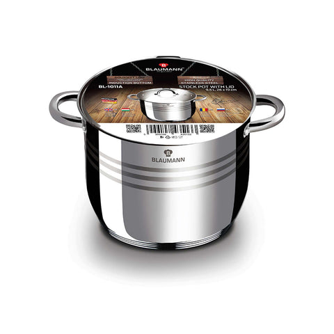 acero inoxidable, batería de cocina, BL-1011, BL-1011A, BL-3825, Blaumann, cocina, cookwareset, frypan, Gourmet Line, olla, olla con tapa, Olla con tapa de 26 cm, olla de 26 cm, pot, Blaumann, Gourmet Line, cookwareset, frypan, pot,Pots & Casseroles,Stock Pot