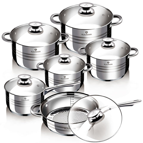  BL-1031W, juego de utensilios de cocina de 12 piezas, acero inoxidable, juego de utensilios de cocina de 12 piezas, juego de utensilios de cocina, ollas y sartenes, juego de ollas y sartenes, juego, cocina, utensilios de cocina