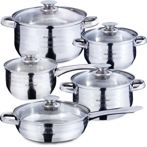  BL-1637N, BL-1637, BL-3874, BL-3898, juego de utensilios de cocina de 10 piezas, acero inoxidable, juego de utensilios de cocina de 10 piezas, juego de utensilios de cocina, ollas y sartenes, juego de ollas y sartenes, juego, cocina, utensilios de cocina, ollas y cazuelas