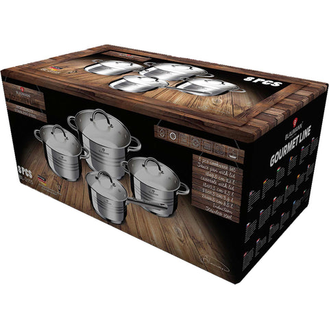  BL-3115, juego de utensilios de cocina de 8 piezas, acero inoxidable, juego de utensilios de cocina de 8 piezas, juego de utensilios de cocina, ollas, juego de ollas, juego, cocina, utensilios de cocina, ollas y cazuelas