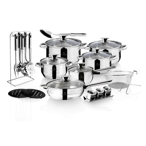 acero inoxidable, BL-3134, BL-3134-1, BL-3134N, Blaumann, cocina, Cookware Set, cookwareset, frypan, Gourmet Line, herramientas de cocina, juego, juego de ollas, juego de ollas y sartenes, juego de utensilios de cocina de 27 piezas, kitchenutensil, olla, ollas y sartenes, pot, Pots & Cseroles, sartén, utensilio de cocina, utensilios de cocina