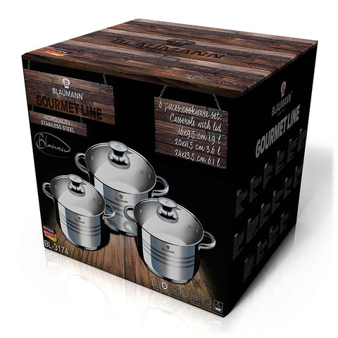  BL-3174,BL-3863,Juego de utensilios de cocina de 6 piezas,Acero inoxidable,Juego de utensilios de cocina de 6 piezas,Juego de utensilios de cocina,Ollas,Juego de ollas,Juego,Cocina,Utensilios de cocina,Ollas y cazuelas