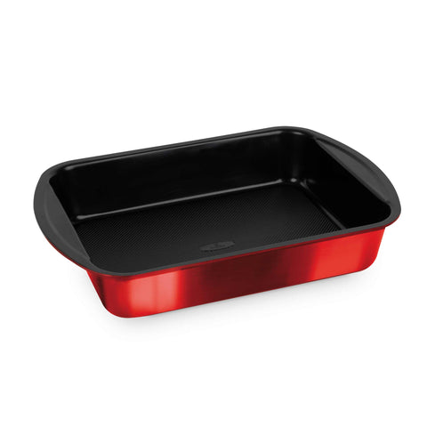 BL-3218,BH/7861,BH/8682, Asador rectangular 40x28,5cm,Borgoña,Rojo,utensilios para hornear,asador rectangular a.,asador rectangular,asador,hornear,Bandeja para asar
