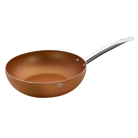 wok, utensilios de cocina, cocinar, wok de 28 cm, cobre, BL-3339