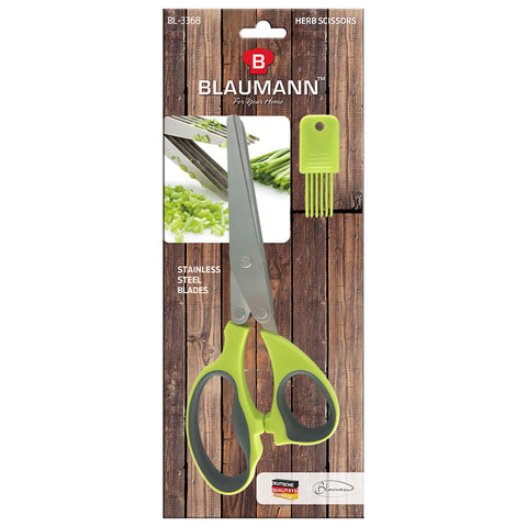 Accesorios de cocina, BL-3368, Blaumann, Knives & Cutting, Otros, tijeras, Tijeras para hierbas, verde