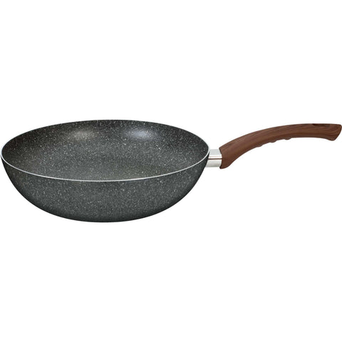 wok, utensilios de cocina, cocinar, wok de 28 cm, gris, BL-3384