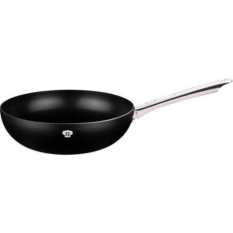 wok, utensilios de cocina, cocinar, wok de 28 cm, negro, BL-3391