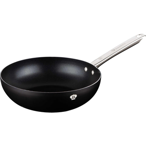 wok, utensilios de cocina, cocinar, wok de 28 cm, negro, BL-3391