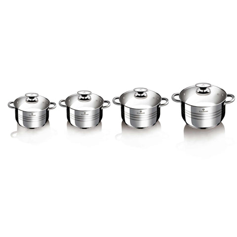 Juego de utensilios de cocina, ollas, juego de ollas, juego, cocina, utensilios de cocina, juego de utensilios de cocina de 6 piezas, acero inoxidable, NUEVO, BL-3861