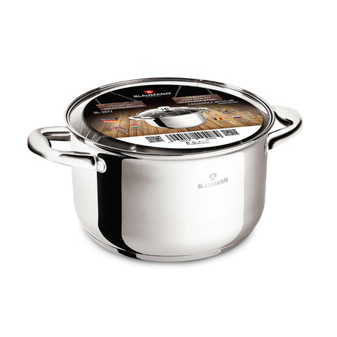  BL-3872,BL-1020A,Cacerola con tapa 20cm,Acero inoxidable,Cacerola 20 cm,Cacerola,Olla,Cacerola con tapa,Utensilios de cocina,Cocina,Ollas y cazuelas