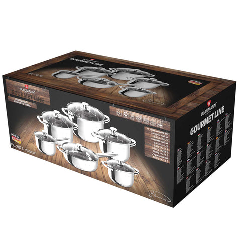 BL-3875,BL-1410,Juego de utensilios de cocina de 12 piezas,Acero inoxidable,Juego de utensilios de cocina de 12 piezas,Juego de utensilios de cocina,Ollas y sartenes,Juego de ollas y sartenes,Juego,Cocina,Utensilios de cocina,Ollas y cazuelas